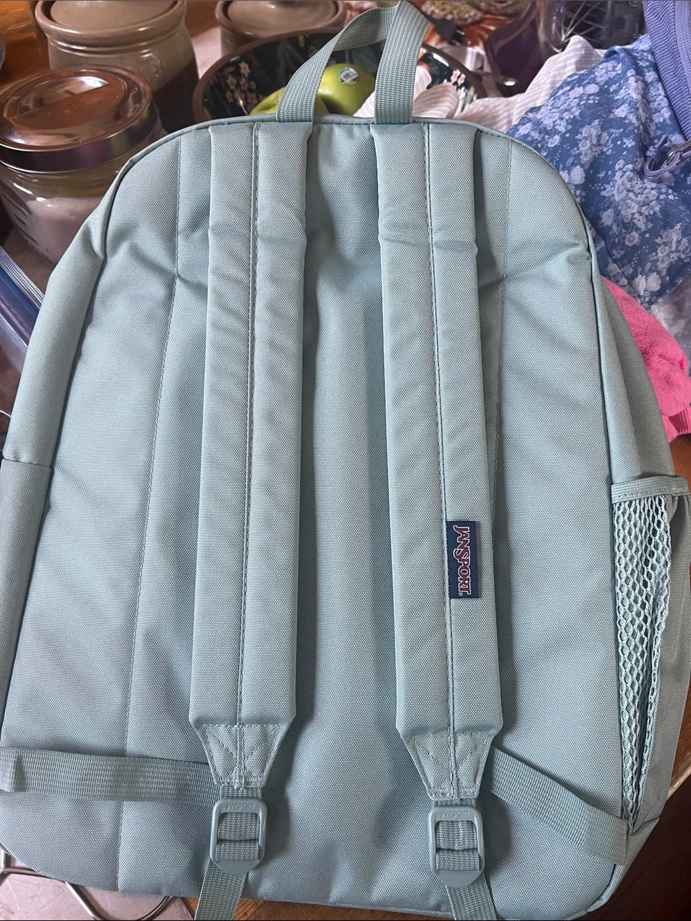 Jansport Cross Town Plus in Faded Sage NWT Backpack